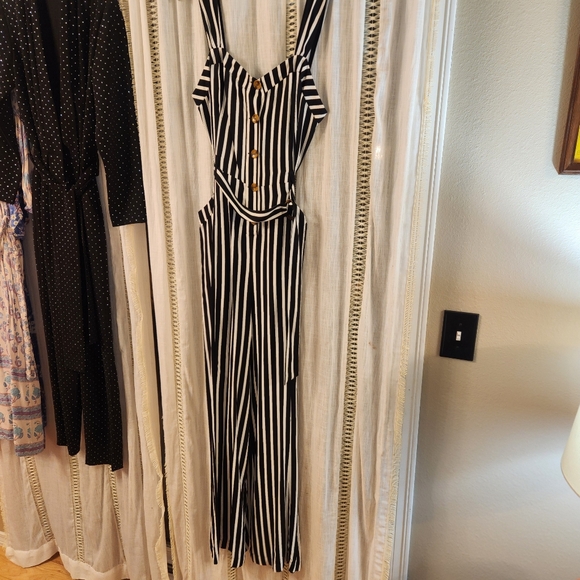 Free People City Girl striped jumpsuit - Picture 4 of 8